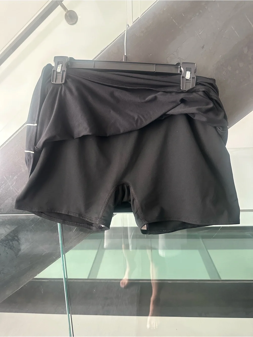 Nike Black Skort with White Accent Piping